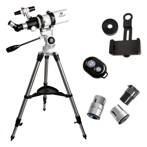  Gskyer Telescope, 80mm AZ Space Astronomical Refractor Telescope, German Technology Scope