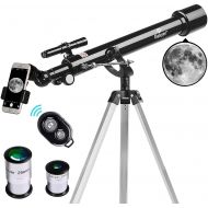 Gskyer Telescope, Instruments Infinity 60mm AZ Refractor Telescope, German Technology Travel Scope