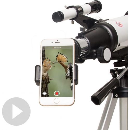  Gskyer Telescope, 70mm Aperture 400mm AZ Mount Astronomical Refracting Telescope for Kids Beginners - Travel Telescope with Carry Bag, Phone Adapter and Wireless Remote