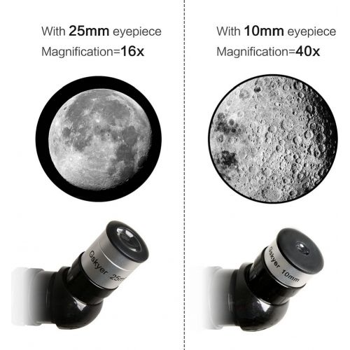  Gskyer Telescope, 70mm Aperture 400mm AZ Mount Astronomical Refracting Telescope for Kids Beginners - Travel Telescope with Carry Bag, Phone Adapter and Wireless Remote