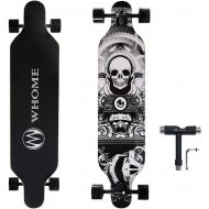 Gtest 41 Inch Skateboard Complete for Adults and Beginners - Longboard for Hybrid Freestyle Carving Cruising 8 Layer Alpine Hard Rock Maple ABEC-9 Precision Bearings