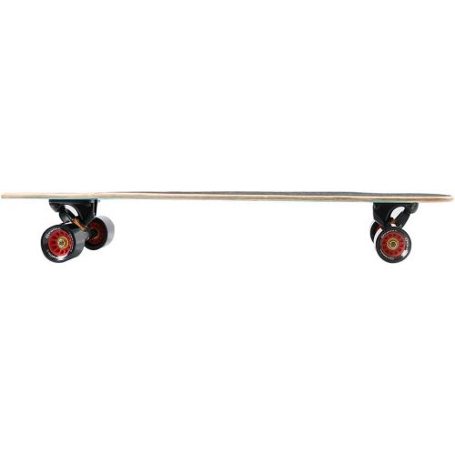  Gtest 41 Inch Skateboard Complete for Adults and Beginners - Longboard for Hybrid Freestyle Carving Cruising 8 Layer Alpine Hard Rock Maple ABEC-9 Precision Bearings