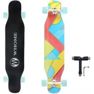 Gtest 42 Inch Dancing Longboard Complete for Adults and Beginners - Skateboards for Dancing Cruising Carving Freestyle 8 Layers Alpine Hard Rock Maple Deck