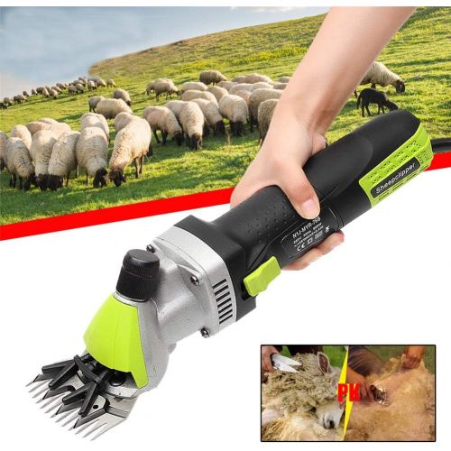  Gtest Professional Electric Sheep Shears Goat Clippers,500W & 6 Speed Adjustable, for Shaving Fur Wool in Alpacas,Llamas and Other Farm Livestock Pet