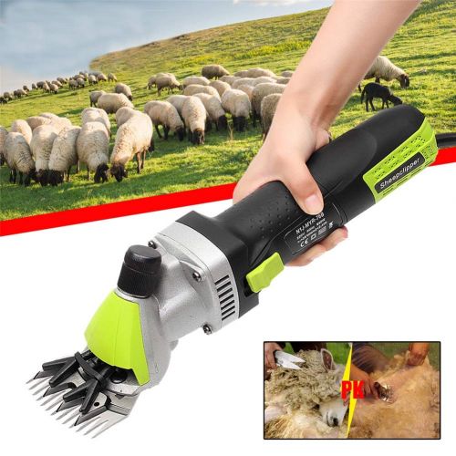  Gtest Professional Electric Sheep Shears Goat Clippers,500W & 6 Speed Adjustable, for Shaving Fur Wool in Alpacas,Llamas and Other Farm Livestock Pet