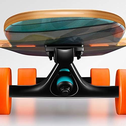  GuanMun Skateboard Professionelle Junge Madchen Junge Anfanger Strasse Pinsel Strasse Reise Persoenlichkeit Mode Doppel Rocker Dance Board Lange Bord (groesse : B)