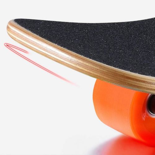  GuanMun Skateboard Professionelle Junge Madchen Junge Anfanger Strasse Pinsel Strasse Reise Persoenlichkeit Mode Doppel Rocker Dance Board Lange Bord (groesse : B)