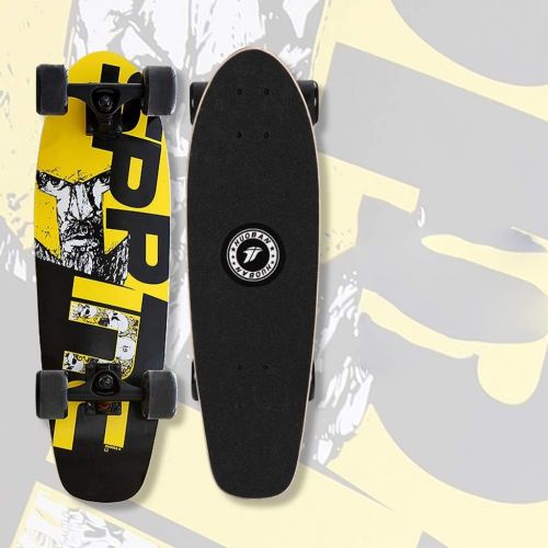  GuanMun Skateboard Kinder Fisch Board Erwachsene Anfanger Einfuehrung Professionelle Persoenlichkeit Mode Pinsel Street Travel Roller Big Fish Board (Farbe : B)