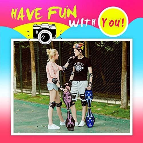  GuanMun Skateboard Anfanger Einfuehrung Kinder Vitality Board Erwachsene Professionelle Persoenlichkeit Mode Pinsel Street Travel Skateboard (Zwei Runden) (Farbe : Blau)