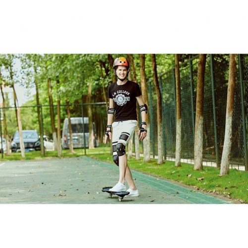  GuanMun Skateboard Zwei Runden Vitality Board Zwei Runden Flash Anfanger Kinder Erwachsener Professioneller Roller, Persoenlichkeit Pinsel Street Skateboard (Farbe : F)