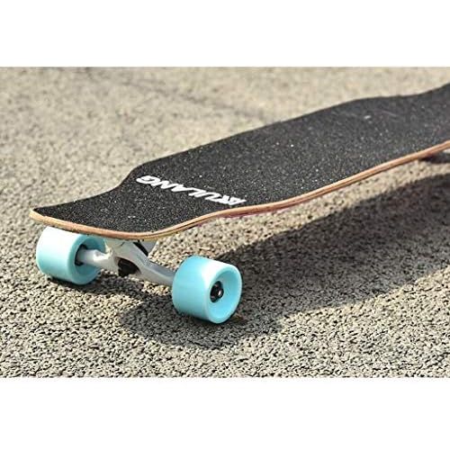  GuanMun Vierradern Skateboard, Erwachsene Professionelle Kinder Anfanger Longboard Jugend Jungen und Madchen Tanzbrett Erwachsene Pinsel Strasse Doppel Rocker (Farbe : C)