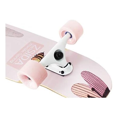  GuanMun Skateboard, Professionelles Tanzbrett Langes Brett Jungen und Madchen Anfanger Erwachsene Pinsel Strasse Strasse Vier Runde Kinder Professionelles Skateboard (Farbe