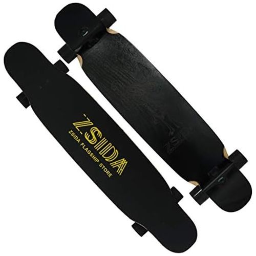  GuanMun Skateboard, Professionelles Tanzbrett Langes Brett Jungen und Madchen Anfanger Erwachsene Pinsel Strasse Strasse Vier Runde Kinder Professionelles Skateboard (Farbe