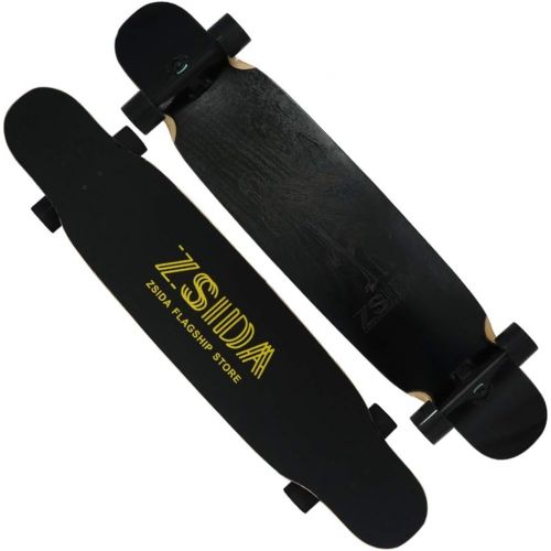  GuanMun Skateboard, Professionelles Tanzbrett Langes Brett Jungen und Madchen Anfanger Erwachsene Pinsel Strasse Strasse Vier Runde Kinder Professionelles Skateboard (Farbe