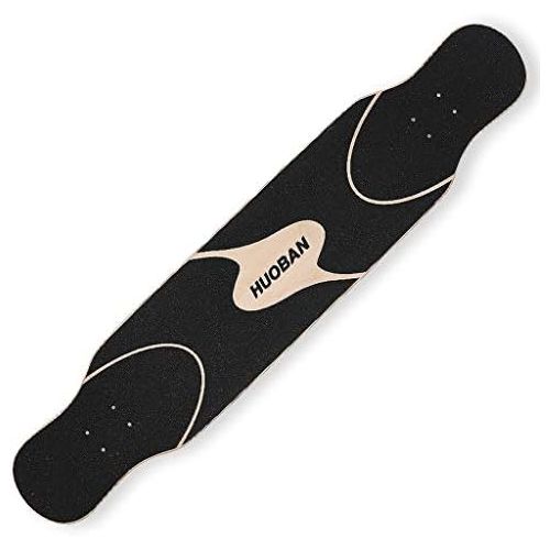  GuanMun Longboard Dance Board, Skateboard Luminous Primary Primary Einsteiger Einfuehrung Girl Fairy Tale Professioneller Roller mit Vier Radern (Farbe : A)