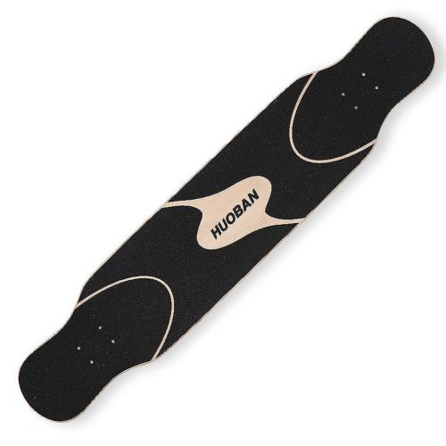  GuanMun Longboard Dance Board, Skateboard Luminous Erwachsene Anfanger fuer Anfanger Erste Schritte Jungen und Madchen (Farbe : A)