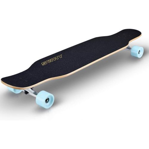  GuanMun Double Rocker, Skateboard Professionelle vierradrige Junge und Madchen Double Rocker Erwachsene Professionelle Kinder Anfanger Strasse Pinsel Strasse Reise Ahorn (Farbe : B)