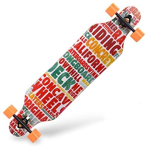  GuanMun Highway 4-Rad-Roller-Jugendbuerste Street Boys und Girls Dance Board Erwachsene 4 Runden Skateboard Anfanger Long Board (groesse : A)