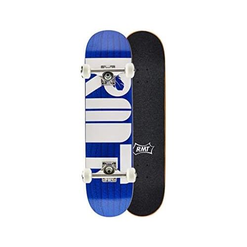  GuanMun Skateboard, Professionelle Kinder Vierrad-Doppelverzerrungsschueler Mannliche und weibliche Erwachsene Anfanger Kleines Skateboard-Kurzbrett (Farbe : Blau)