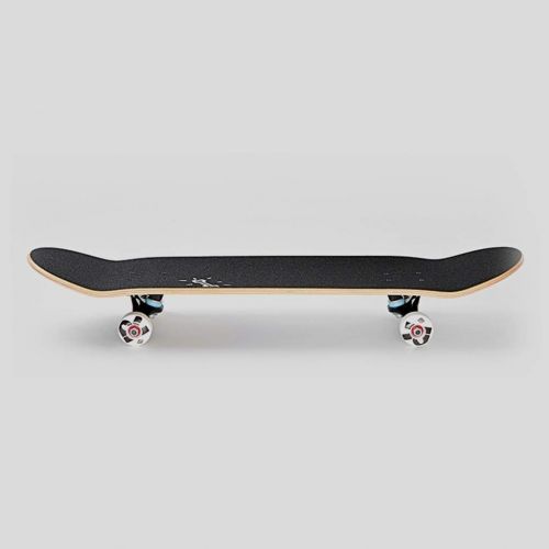  GuanMun Skateboard, Professionelle Kinder Vierrad-Doppelverzerrungsschueler Mannliche und weibliche Erwachsene Anfanger Kleines Skateboard-Kurzbrett (Farbe : Blau)