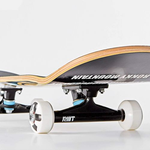  GuanMun Skateboard Professionelles Board Ahorn Holz Doppel-gekruemmte vierradige Erwachsene Jungen und Madchen Kinder Pinsel Street Short Skateboard Anfanger (groesse : D)