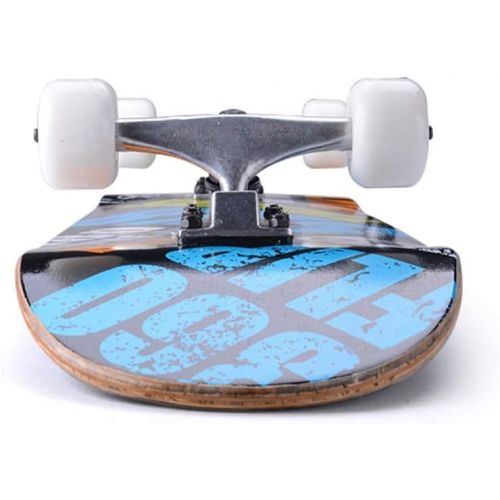  GuanMun Vierradern Skateboard, Doppel Rocker Strasse Pinsel Strasse Erwachsene Kinder 4 Rad Skateboard Professionelle Ahorn Persoenlichkeit Kreative Roller (Farbe : 3)