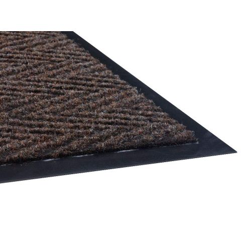  Guardian Golden Series Chevron Indoor Wiper Floor Mat, Vinyl/Polypropylene, 2x3, Blue