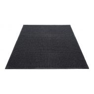 Guardian EcoGuard Indoor Wiper Floor Mat, Recycled Plastic and Rubber, 3 x 5, Charcoal