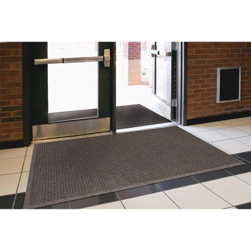 Guardian EcoGuard Indoor Wiper Floor Mat, Recycled Plastic and Rubber, 3 x 5, Charcoal