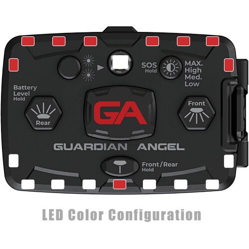  Guardian Elite Series Wearable Safety Light (Red/White)