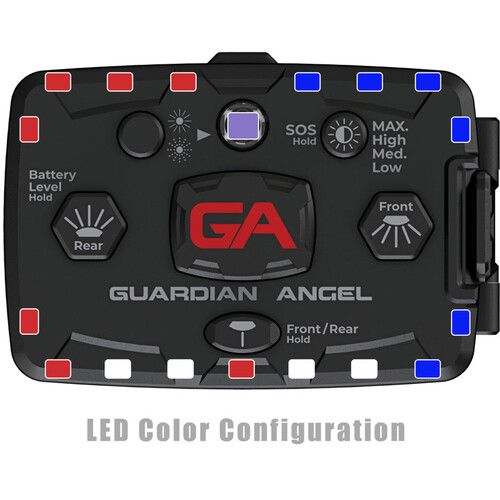  Guardian Elite Series Wearable Safety Light (Red/Blue/Infrared)