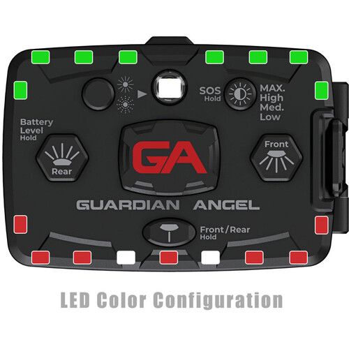  Guardian Elite Series Wearable Safety Light (Red/Green)