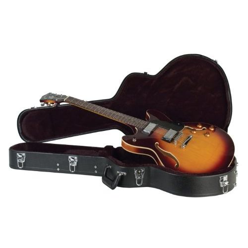  Guardian Cases Guardian CG-022-HS Deluxe Archtop Hardshell Case, Shallow Hollowbody