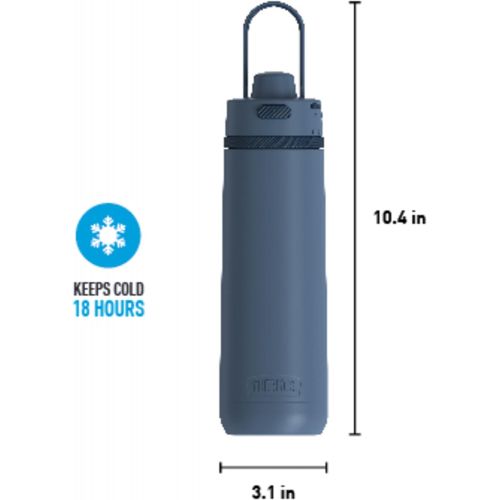 써모스 Guardian Collection by Thermos 24 Ounce Stainless Steel Hydration Bottle, Blue, TS4319DB4