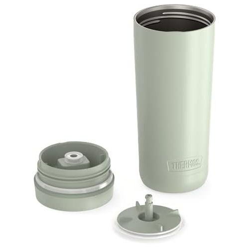 써모스 Guardian Collection by Thermos 18 Ounce Stainless Steel Travel Tumbler, Green