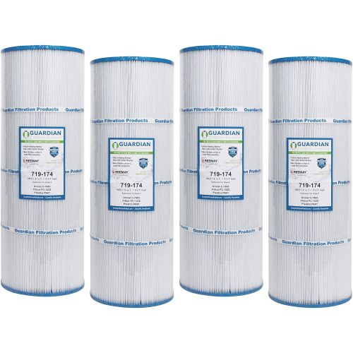  Guardian Filtration Products 719-174-04-4 Pack Pool Filter Replacement for Pleatco PA81, Unicel C-7483, Filbur FC-1225, Hayward SwimClear C-3020, C-570, C3025, CX580XRE