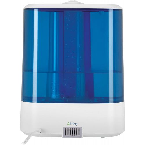  Guardian Technologies Pure Guardian H5225WCA Ultrasonic Warm and Cool Mist Humidifier, 100 Hrs. Run Time, 2 Gal. Tank Capacity, 560 Sq. Ft. Coverage, Quiet, Filter Free, Silver Clean Treated Tank, Essen