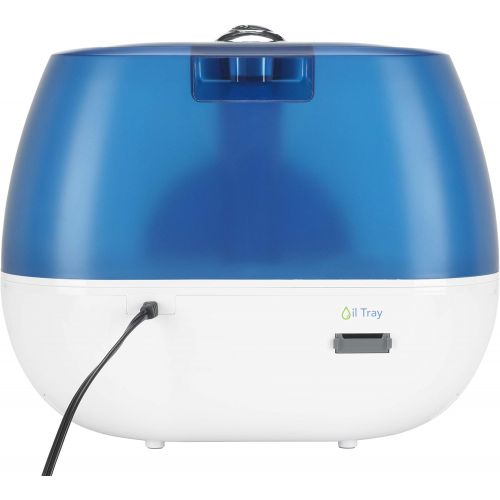  Guardian Technologies Pure Guardian H4810AR Ultrasonic Warm and Cool Mist Humidifier, 120 Hrs. Run Time, 2 Gal. Tank, 600 Sq. Ft. Coverage, Large Rooms, Quiet, Filter Free, Silver Clean Treated Tank, Es