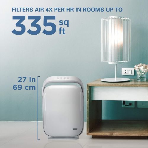  Visit the Guardian Technologies Store Germ Guardian Air Purifier, High CADR True HEPA Filter, Large Rooms to 335 sq ft, UV Light Sanitizer Eliminates Germs,Mold,Odors, Filters Allergies,Pollen,Smoke,Dust,Pet Dander, Io