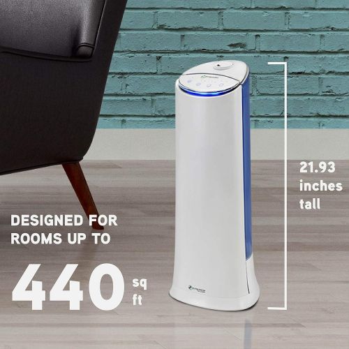  Guardian Technologies PureGuardian H3200WCA Ultrasonic Cool Mist Humidifier for Bedrooms, Baby Nursery, Quiet, Filter-Free, 7.5L Output Up to 100 Hr Run Time, 1.5 Gal Treated Tank Surface Resists Mold,