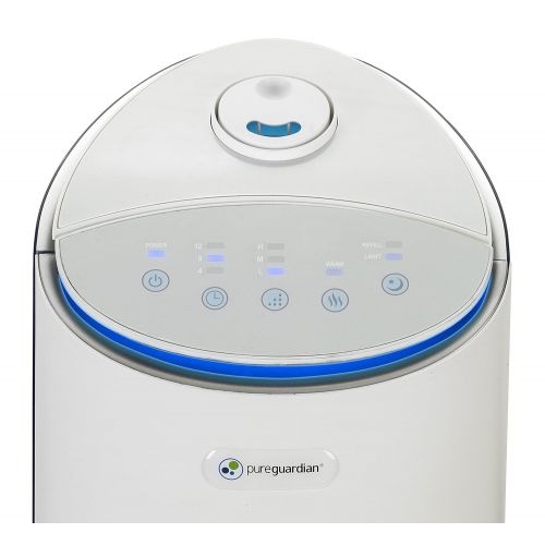  Guardian Technologies PureGuardian 7.4L Output per Day Ultrasonic Warm and Cool Mist Humidifier Tower with...