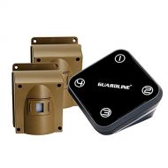 Guardline Wireless Driveway Alarm w/Two Sensors Kit Outdoor Weather Resistant Motion Sensor/Detector- Best DIY Security Alert System- Protect Home, Perimeter, Yard, Garage, Gate, P