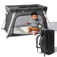 Guava Family Lotus Travel Crib - Backpack Portable, Lightweight, Easy to Pack Play-Yard with Comfortable Mattress -...