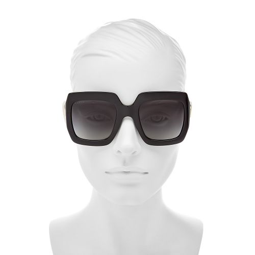 구찌 Gucci Womens Oversized Square Sunglasses, 54mm