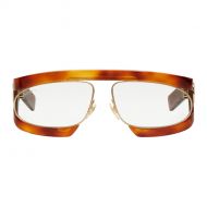 Gucci Tortoiseshell Runway Visor Sunglasses