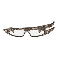 Gucci Tortoiseshell Asymmetric Rhinestone Sunglasses