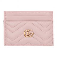 Gucci Pink GG Marmont Card Holder