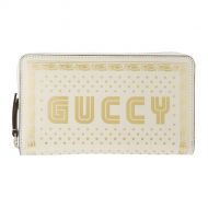 Gucci White Guccy Sega Logo Wallet