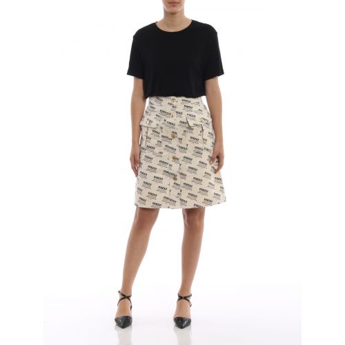 구찌 Gucci Maison de lAmour A-line skirt