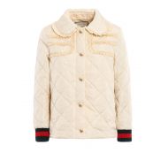 Gucci Ruched quilted and padded jacket